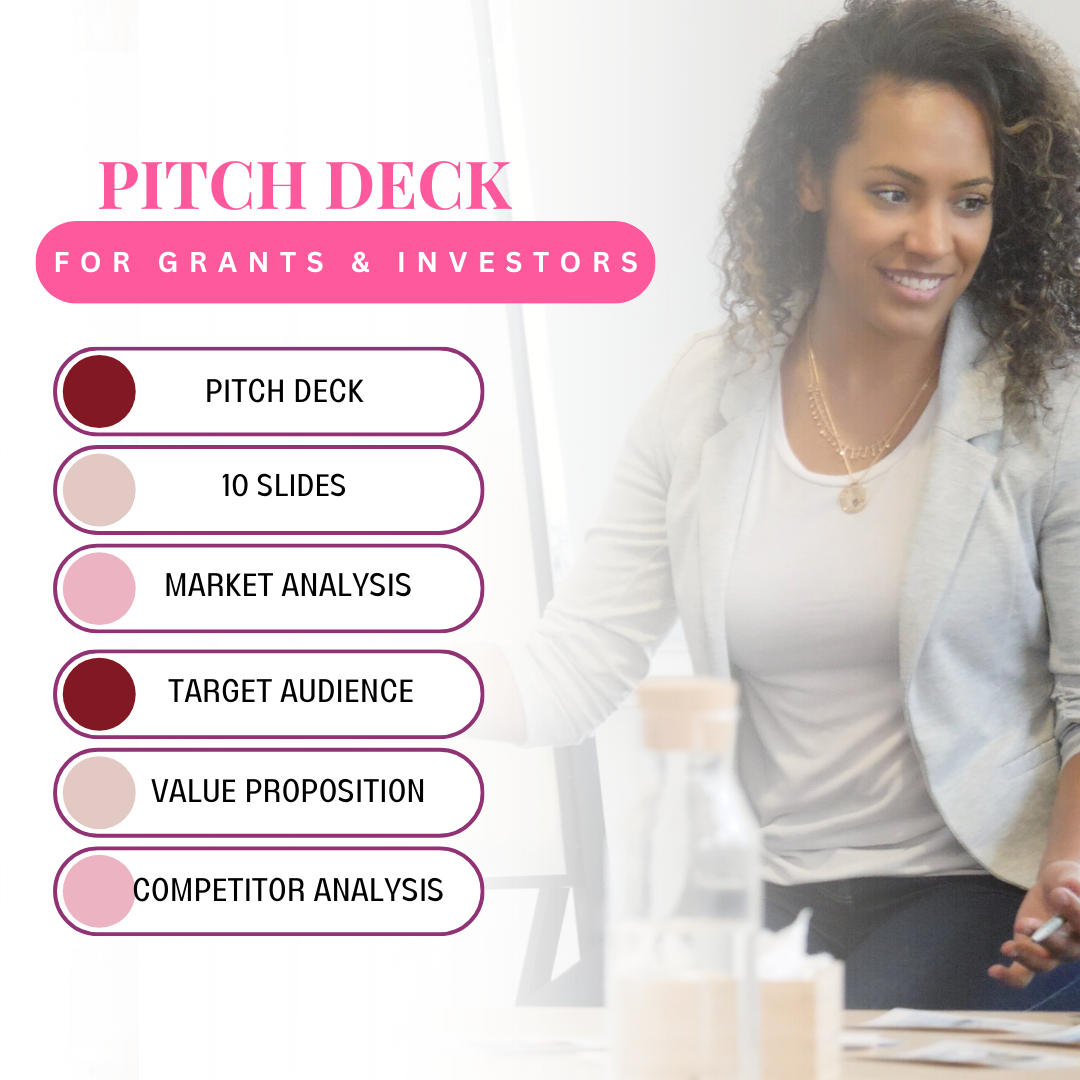 Pink Print Pitch Deck