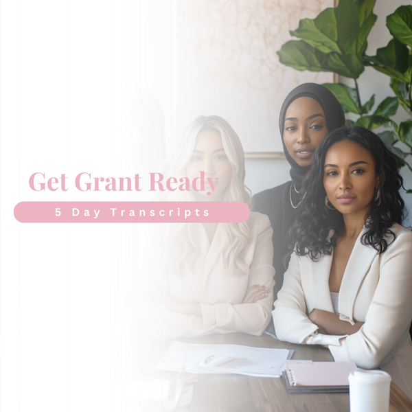 Get Grant Ready Summit Transcripts