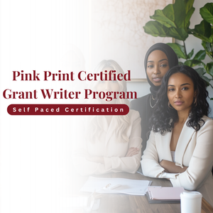 Pink Print Certified Grant Writer Program (CGWP)