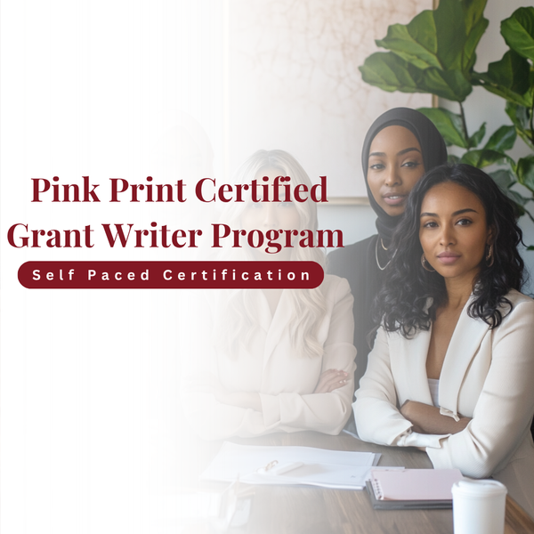 Pink Print Certified Grant Writer Program (CGWP)